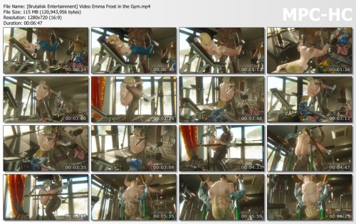 [Brutalisk Entertainment] Video Emma Frost in the Gym