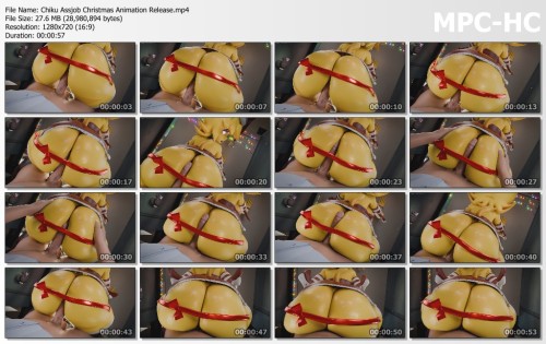 Chiku Assjob Christmas Animation Release