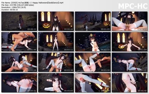 [DOGE] HuTao(胡桃) ❤ Happy Halloween【Sex&Dance】