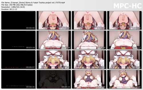 [Futanari Shrine] Reimu & Yukari Touhou project vol.1 FUTA