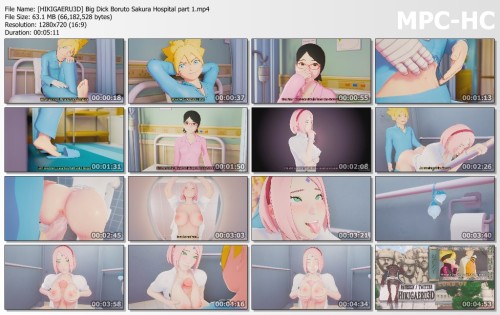 [HIKIGAERU3D] Big Dick Boruto Sakura Hospital part 1