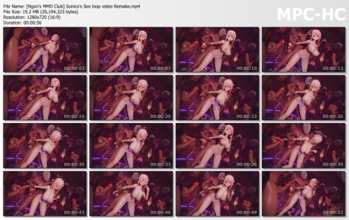 [Ngon's MMD Club] Sonico's Sex loop video Remake