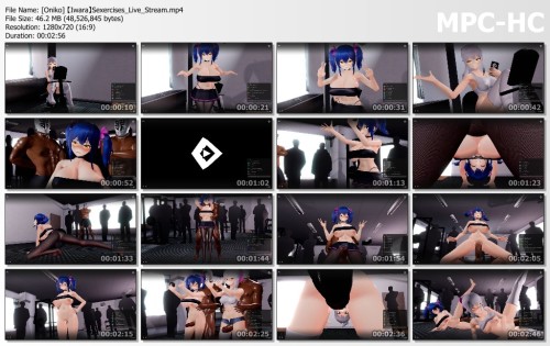 [Oniko] 【Iwara】Sexercises Live Stream