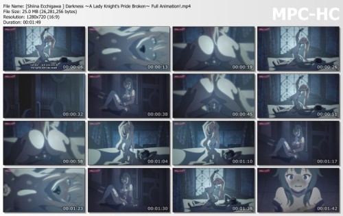 [Shiina Ecchigawa ] Darkness ～A Lady Knight's Pride Broken～ Full Animation!