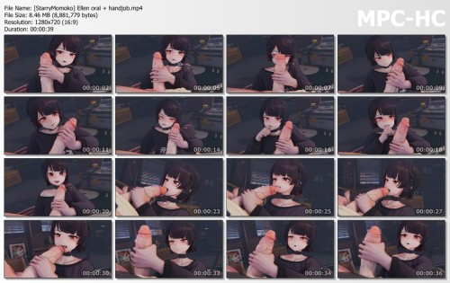 [StarryMomoko] Ellen oral + handjob