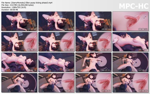 [StarryMomoko] Ellen pussy licking phase3