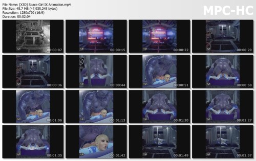 [X3D] Space Girl IX Animation